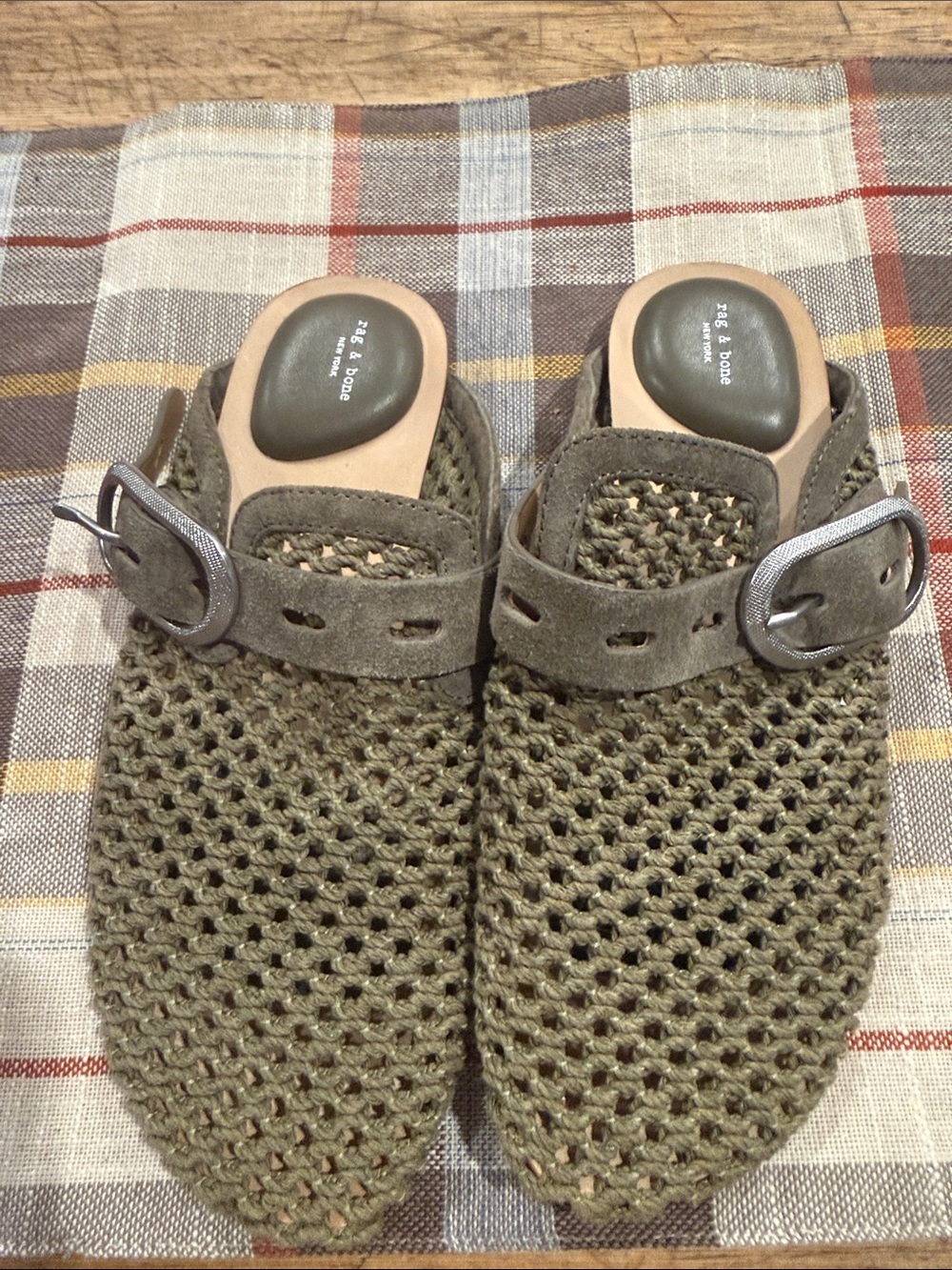 Rag & Bone Ansley woven mule